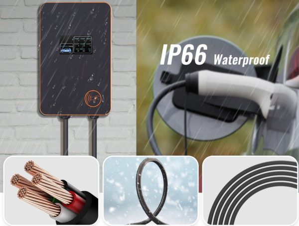 Nabíjacia Stanica Pre Elektrické Vozidlá / 0-32A Nastaviteľná, 7/11 KW, 220-240/380-400V – Obrázok 4