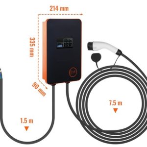 Nabíjacia Stanica Pre Elektrické Vozidlá / 0-32A Nastaviteľná, 7 KW 220-240V