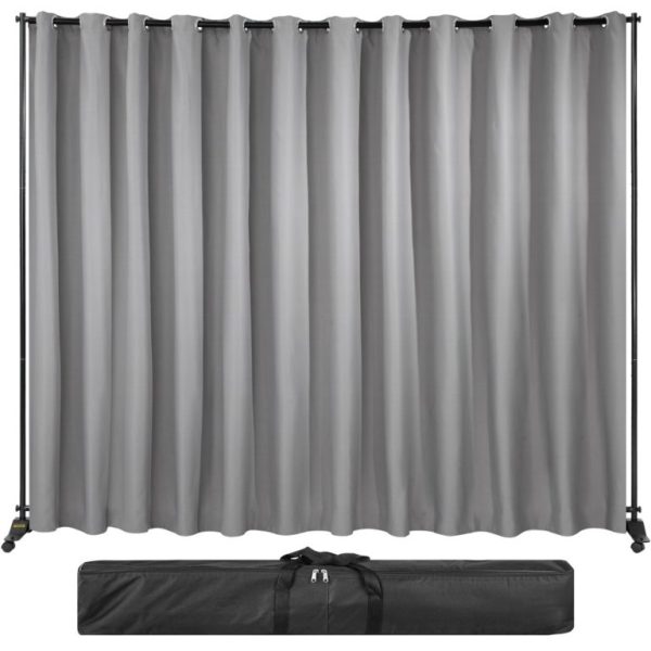 Oddeľovač Kancelárií, Rolovateľný (Sivý) 2.4 X 3 M – Obrázok 7