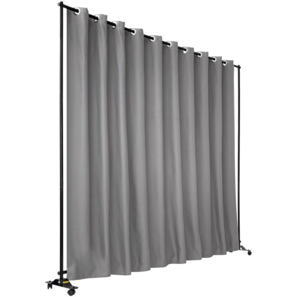 Oddeľovač Kancelárií, Rolovateľný (Sivý) 2.4 X 3 M – Obrázok 4