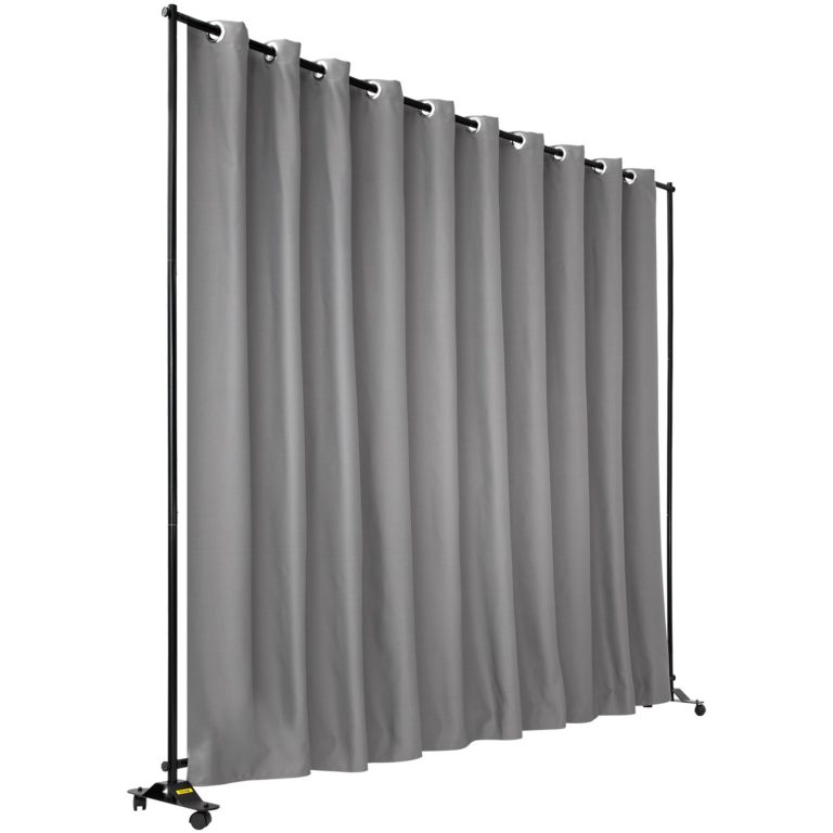 Oddeľovač Kancelárií, Rolovateľný (Sivý) 2.4 X 3 M – Obrázok 4