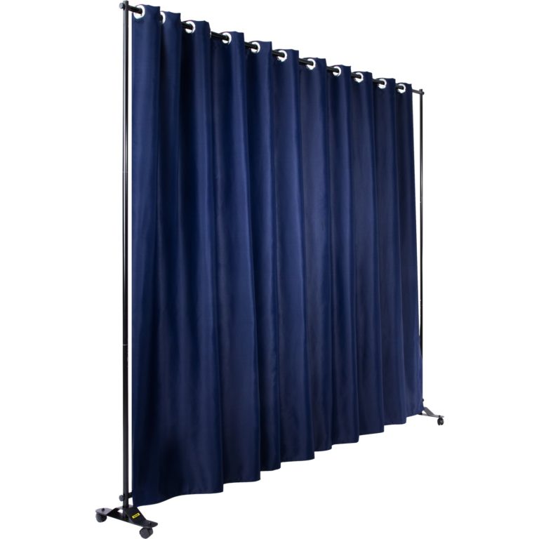 Oddeľovač Kancelárií, Rolovateľný (Tmavomodrý) 2.4 X 3 M – Obrázok 4