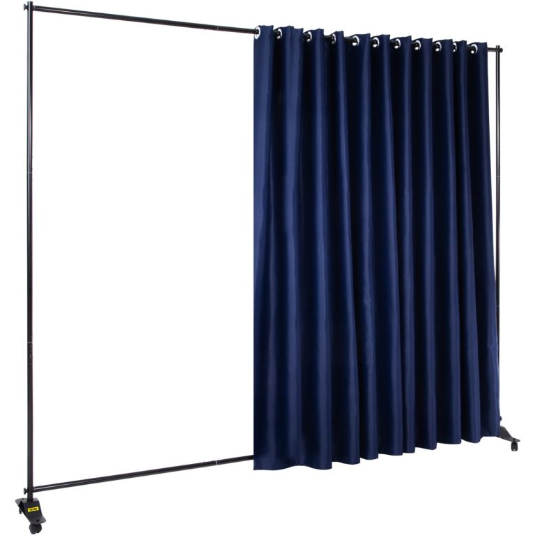 Oddeľovač Kancelárií, Rolovateľný (Tmavomodrý) 2.4 X 3 M – Obrázok 2