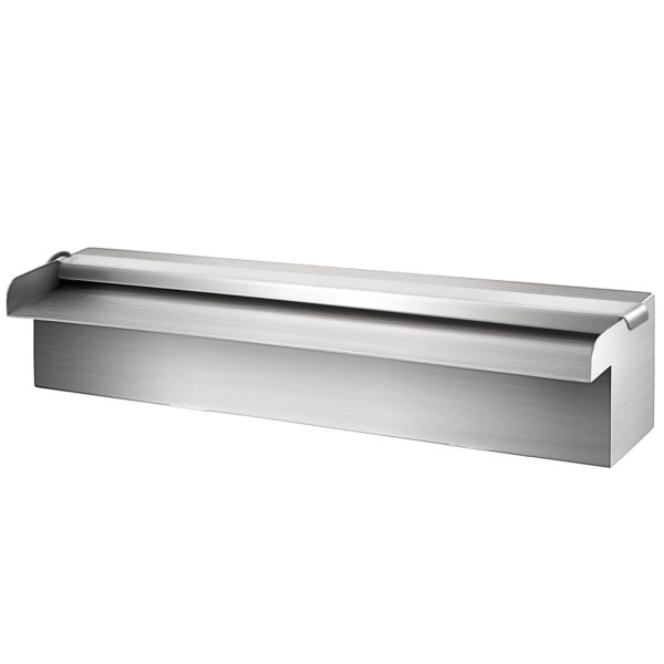 Podsvietený Nerezový Bazénový Vodopád 45cm – Obrázok 7