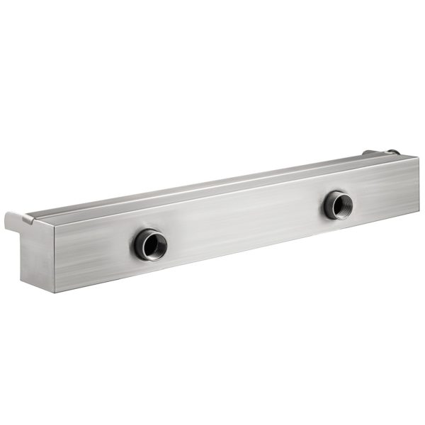 Podsvietený Nerezový Bazénový Vodopád 60cm – Obrázok 6