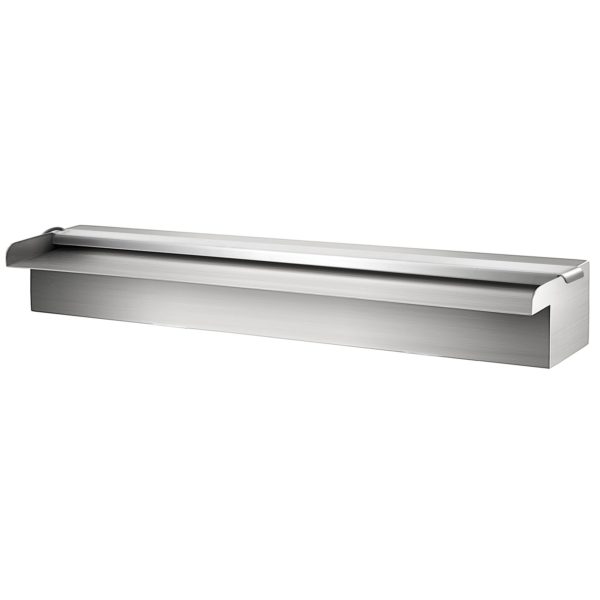 Podsvietený Nerezový Bazénový Vodopád 60cm – Obrázok 7
