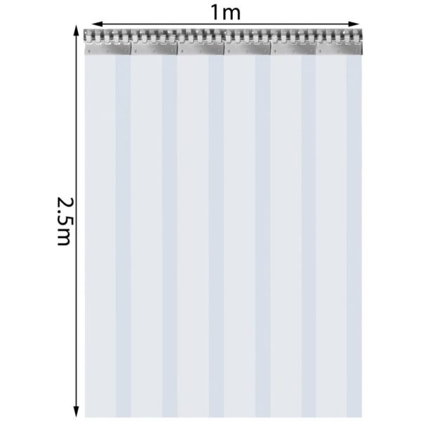 Lamelové Závesy (1 X 2,5 M) – Obrázok 2