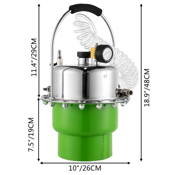 Elektrický Odvzdušňovač Bŕzd 5l (Zelený) – Obrázok 3