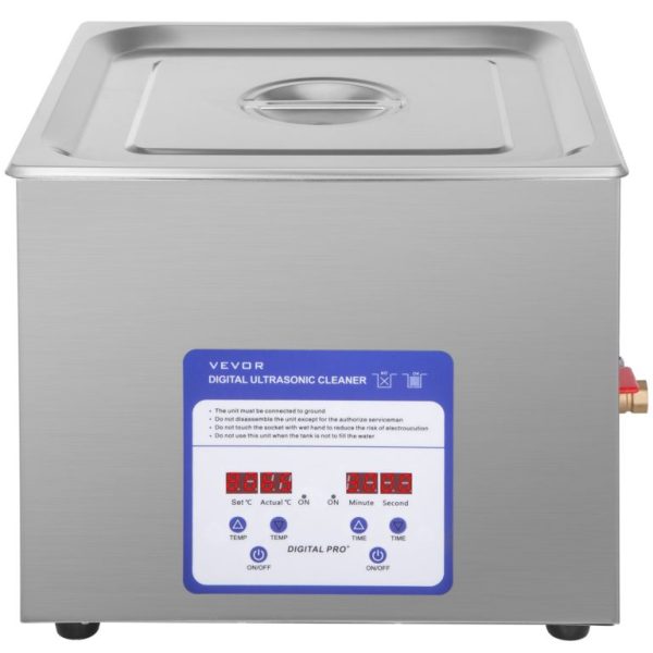 Ultrazvuková Digitálna Čistička 15l 40kHz (Bez Funkcie Polvĺn) – Obrázok 5