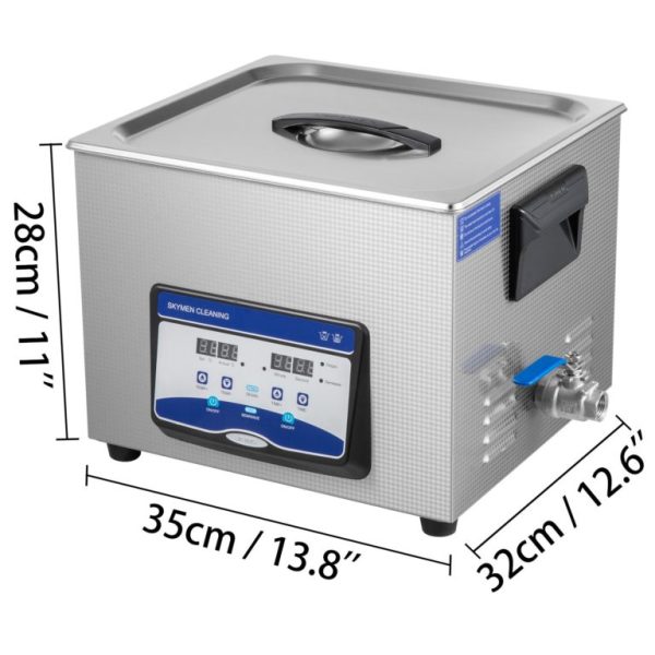 Ultrazvuková Digitálna Čistička 15l 40kHz – Obrázok 3