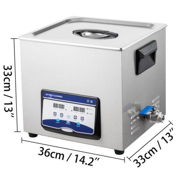 Ultrazvuková Digitálna Čistička 20l 40kHz – Obrázok 3