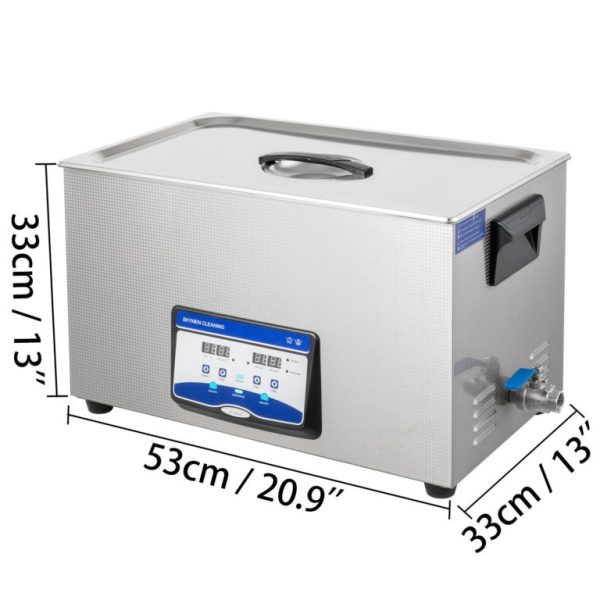 Ultrazvuková Digitálna Čistička 30l 40kHz – Obrázok 4