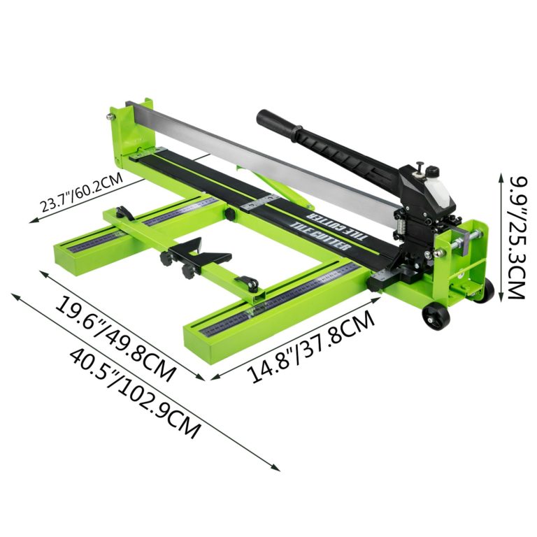 Jednodrážková Rezačka Na Dlaždice, 800mm (S Pätkou) Zelená – Obrázok 2