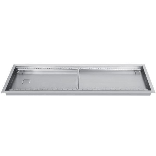 Plynové Ohnisko Z Nehrdzavejúcej Ocele (124 X 40.6 Cm) – Obrázok 5