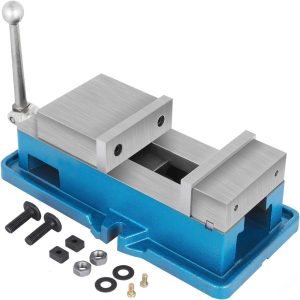 Sústruhový Zverák Stacionárny 125mm (Modrý)