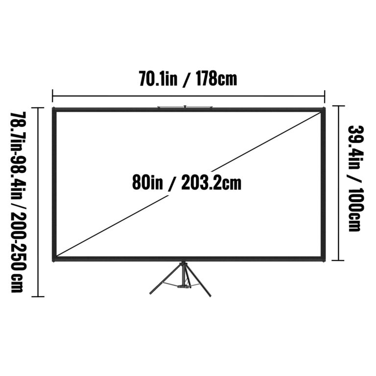 Projektorové Plátno 16:9 (80″/203.2 Cm) – Obrázok 2