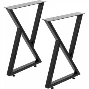 Set 2ks Kovových Nôh Stola V Tvare Trojuholníka (71 X 61cm)