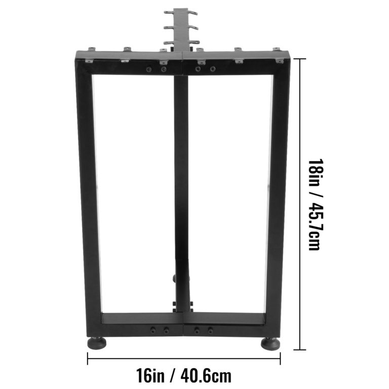 Set 2ks Kovových Nôh Stola V Tvare T (45,7 X 40,6 Cm) – Obrázok 2