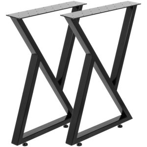 Set 2ks Kovových Nôh Stola V Tvare Trojuholníka (71 X 51 Cm)