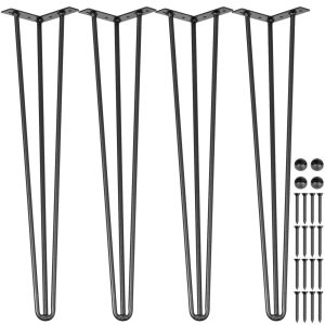 Set 4ks Kovových Nôh Stola 66 Cm