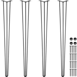 Set 4ks Kovových Nôh Stola 101,6 Cm
