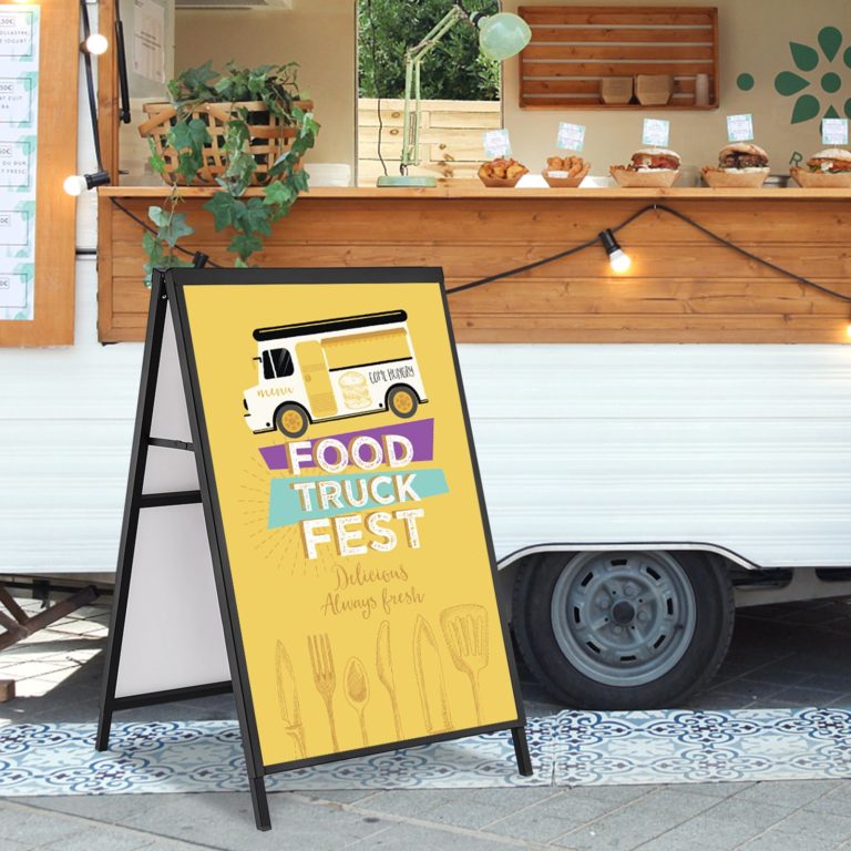 Reklamná Ceduľa V Tvare A 60 X 91cm – Obrázok 5