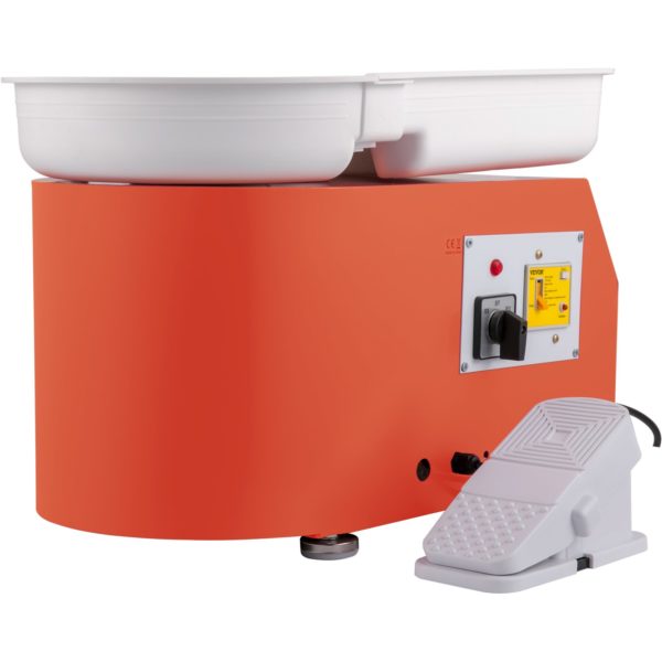 Elektrický Stroj Na Hrnčiarsky Kruh, 28 Cm / Oranžová – Obrázok 9