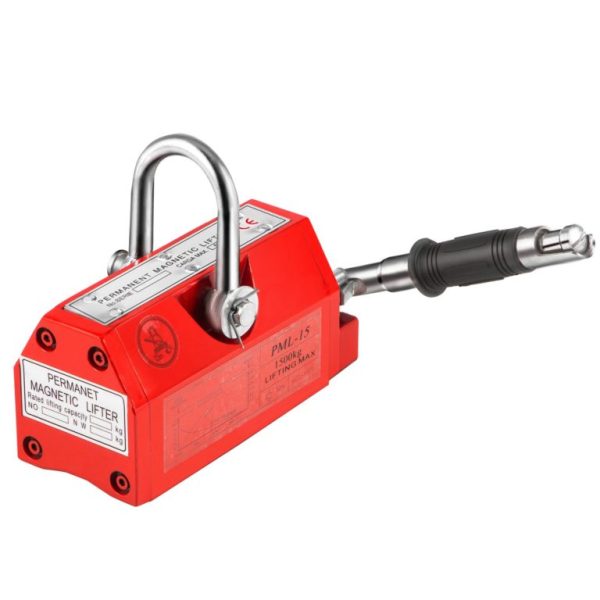 Zdvíhací Magnet (Do 2000 Kg) Červený – Obrázok 3