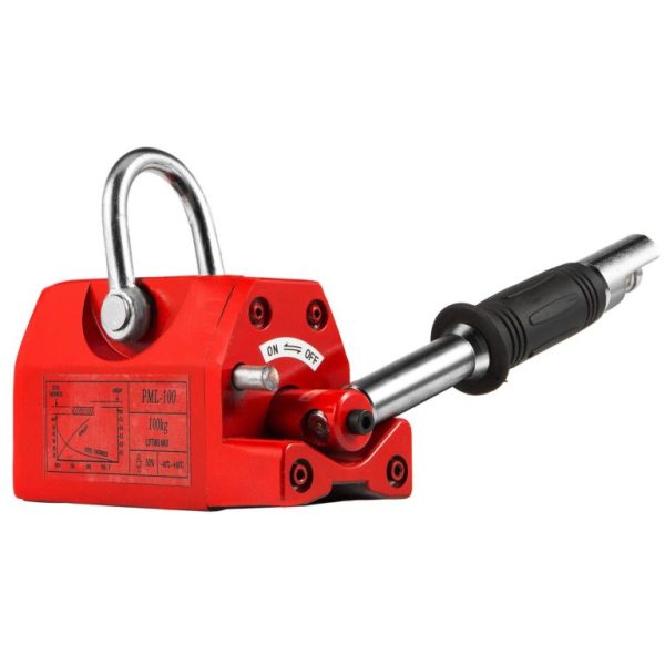Zdvíhací Magnet (Do 2000 Kg) Červený – Obrázok 5