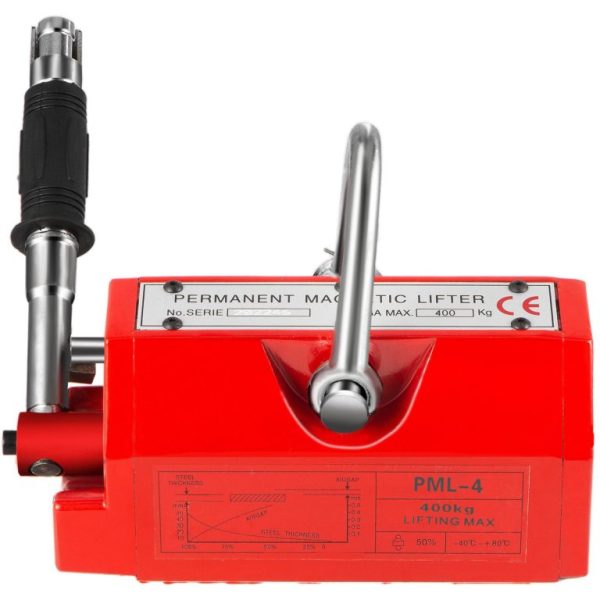 Zdvíhací Magnet (Do 400 Kg) Červený – Obrázok 3
