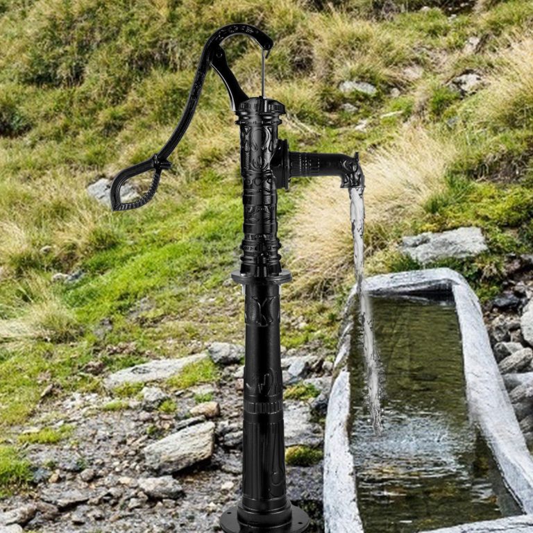 Ručná Pumpa Čierna (132 Cm) – Obrázok 5