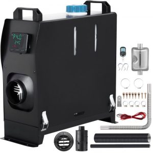 Prenosný Naftový Ohrievač 12V 8kW Čierny (1 Výduch)