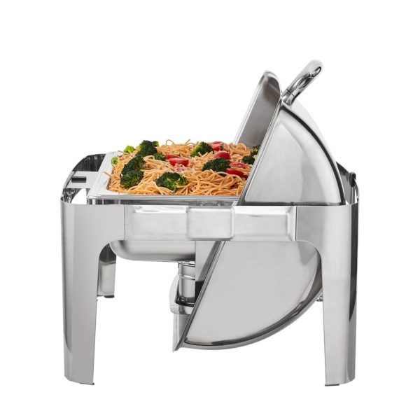 Chafingova Miska 8,5L Nerezová S Poklopom – Obrázok 6