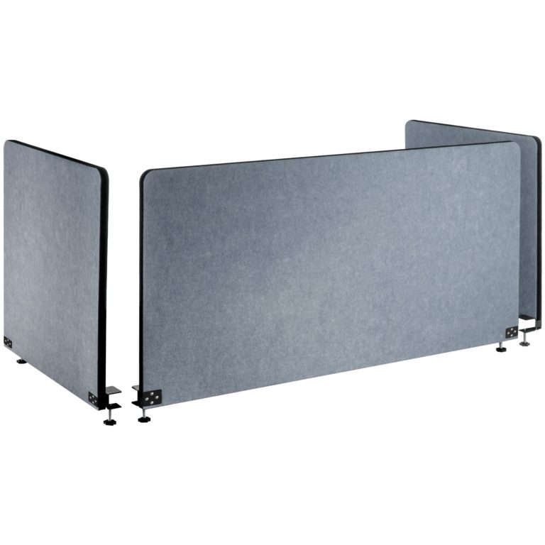 Stolový Oddeľovač 152 X 61 Cm (Sivý) – Obrázok 4