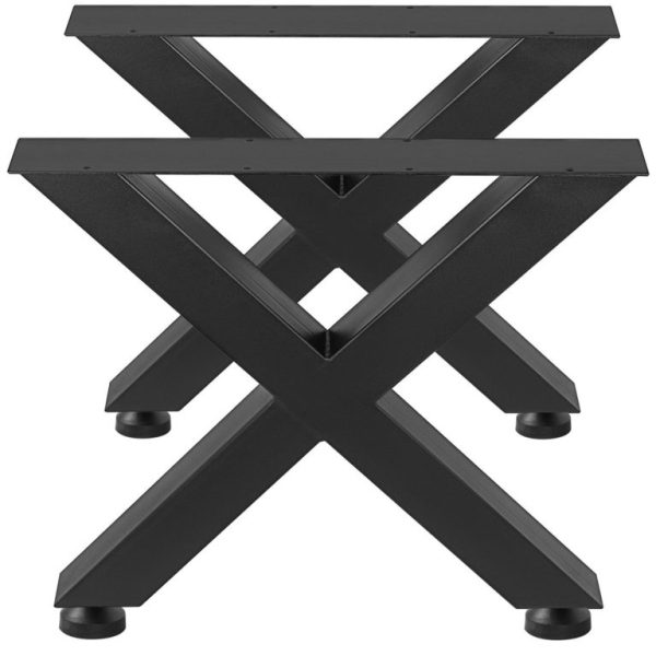 Set 2ks Kovových Nôh Stola V Tvare X (40 X 39,5cm) – Obrázok 3