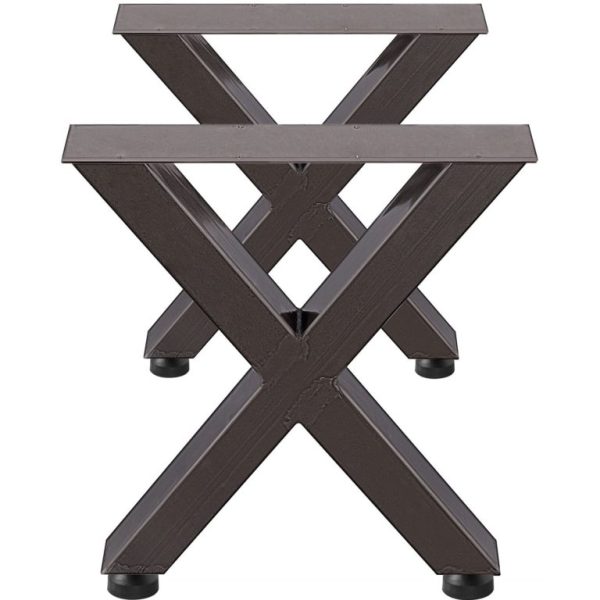 Set 2ks Kovových Nôh Stola V Tvare X (72 X 60cm) – Obrázok 3