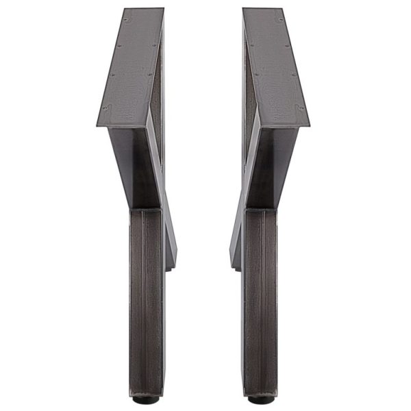 Set 2ks Kovových Nôh Stola V Tvare X (72 X 60cm) – Obrázok 2