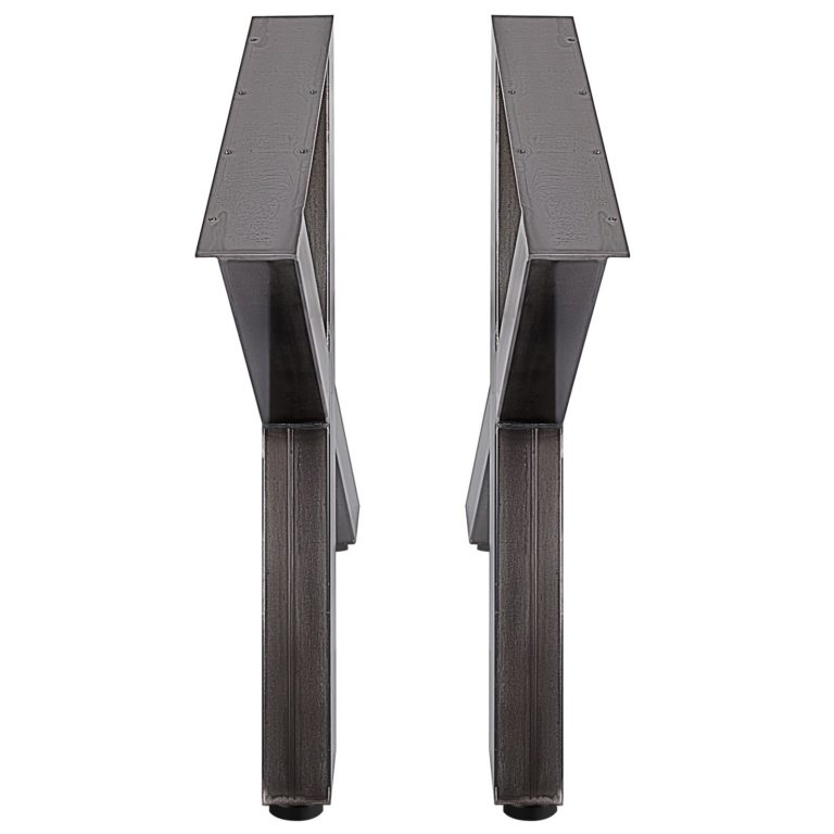 Set 2ks Kovových Nôh Stola V Tvare X (72 X 60cm) – Obrázok 2