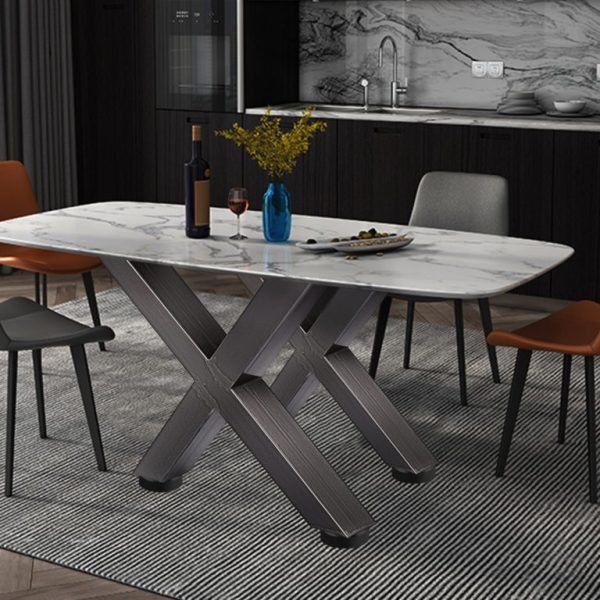 Set 2ks Kovových Nôh Stola V Tvare X (72 X 60cm) – Obrázok 5
