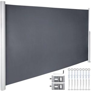 Výsuvná Bočná Markíza 180 X 300 Cm (Šedá)
