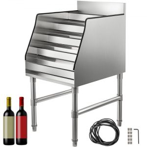 30cm Nerezová Vytrína Na Alkohol