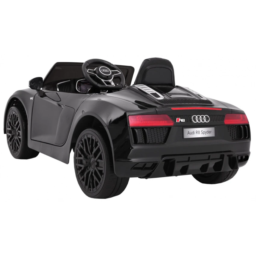 Joko Elektrické autíčko Audi R8 Spyder, 12V, EVA kolesá, čierna PA0182 CY – Obrázok 3