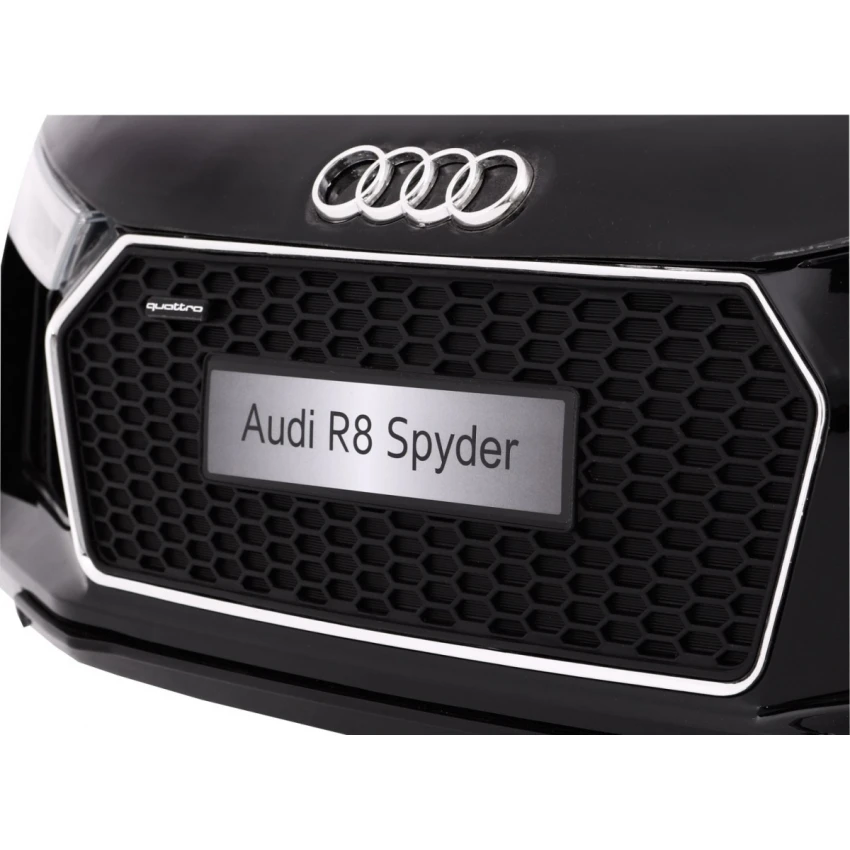 Joko Elektrické autíčko Audi R8 Spyder, 12V, EVA kolesá, čierna PA0182 CY – Obrázok 5