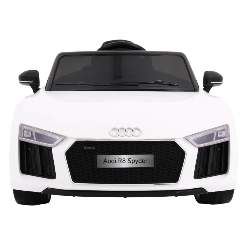Joko Elektrické autíčko Audi R8 Spyder, 12V, EVA kolesá, biela PA0182 BI – Obrázok 7
