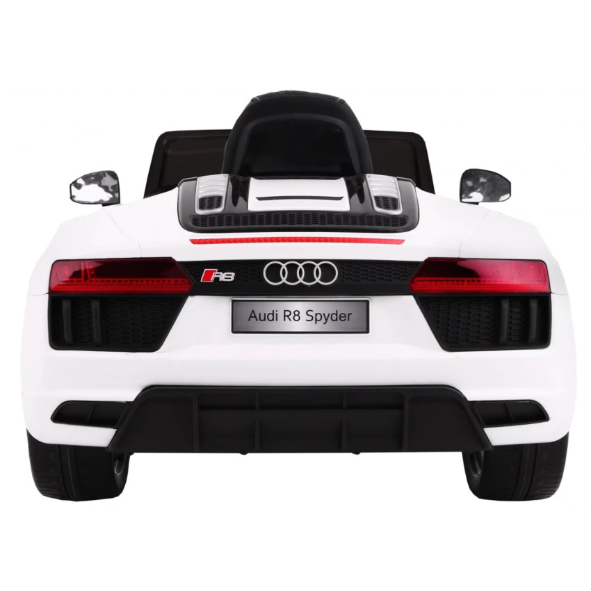 Joko Elektrické autíčko Audi R8 Spyder, 12V, EVA kolesá, biela PA0182 BI – Obrázok 5