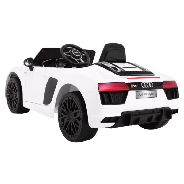 Joko Elektrické autíčko Audi R8 Spyder, 12V, EVA kolesá, biela PA0182 BI – Obrázok 8