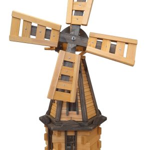 Drevený Veterný Mlyn Záhradný, Otočný, Dekoračný 170 Cm