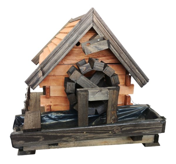 Drevený Vodný Mlyn, Dekorácia Do Záhrady – Obrázok 4