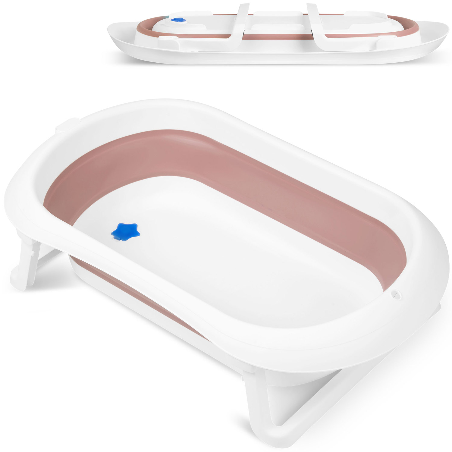Detská vanička RK-281 biela a ružová – Obrázok 2