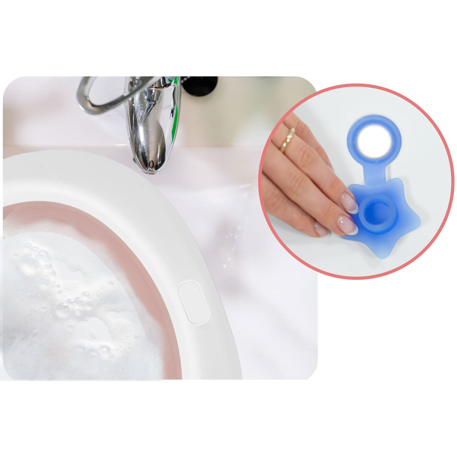 Detská vanička RK-281 biela a ružová – Obrázok 6